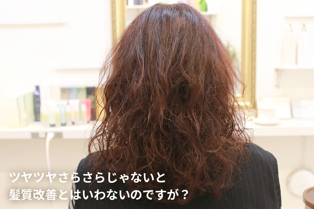 ストレートにする事が髪質改善 くせ毛のまま綺麗にする事も改善じゃないですか 豊島区 巣鴨の美容室リベリュール Libellule 髪を綺麗に するヘアサロン