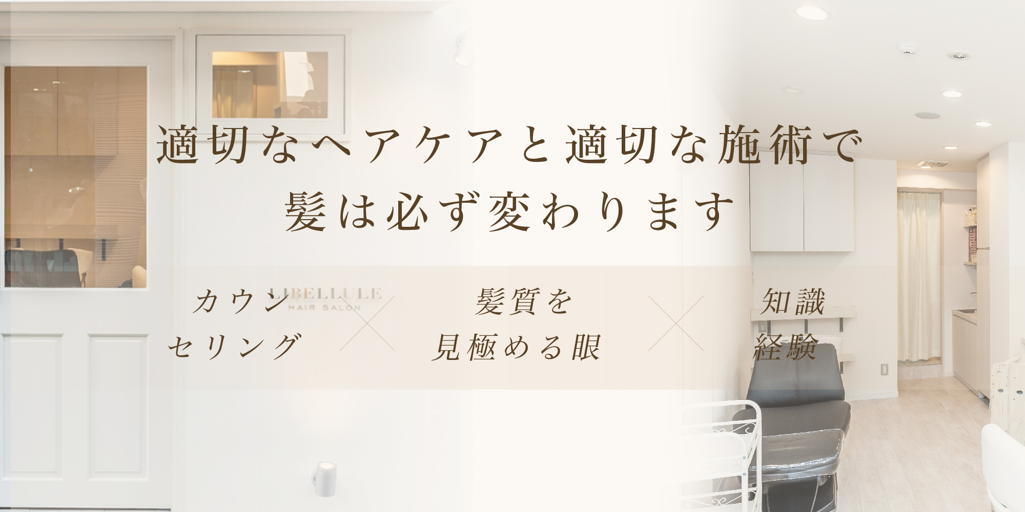 豊島区 巣鴨の美容室リベリュール Libellule 髪を綺麗にするヘアサロン
